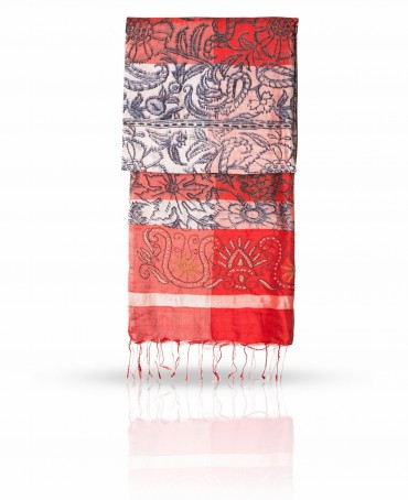 Шарф Женский SN-EMB.PRINT/BEIGE